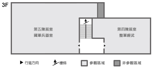 國軍歷史文物館3樓平面圖