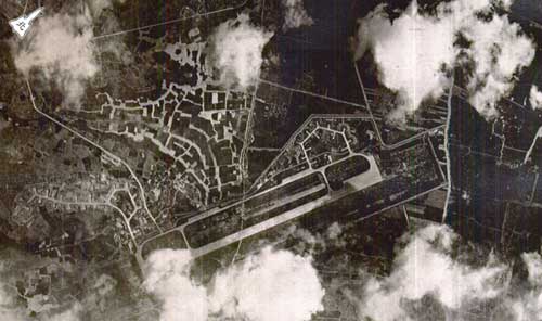 The aerophoto of Shati airport in Fujian province。