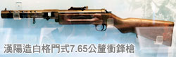 漢陽造白格門式7.65公釐衝鋒槍