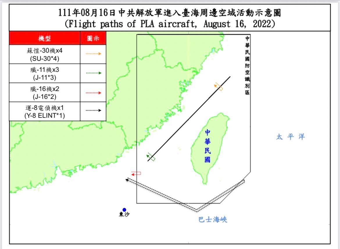 [討論] 今天對岸電偵機在南台灣飛來飛去國軍呢?